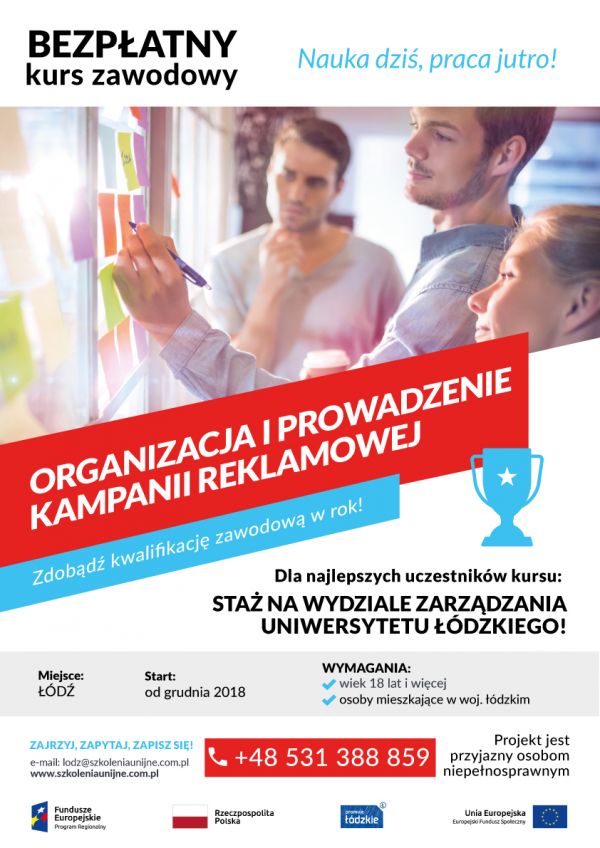 plakat-kursy-kampanie-reklamowe-lodz